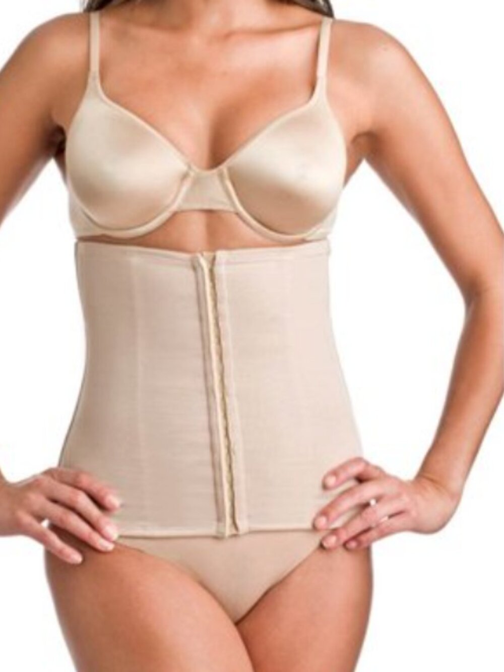 Miraclesuit Women's Inches Off Waist Cincher Beige Size L 6637